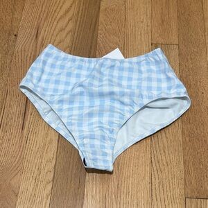 New SLEEPER gingham swim bottoms
